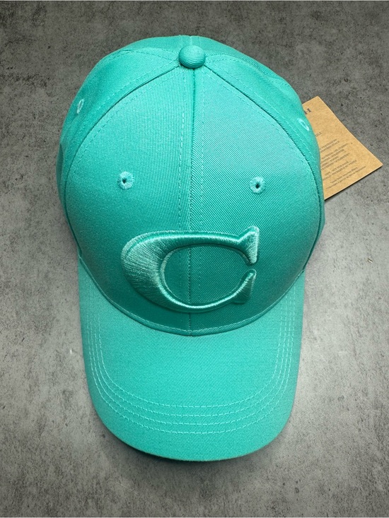Coach Accessories - Coach Fragrance Aqua Monogram “C” Baseball Cap Hat Adjustable